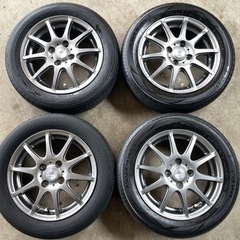 美品❗️ロクサーニ❗️ホイールタイヤセット　155/65R14 サマータイヤ