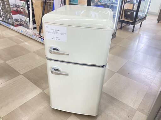 2ドア冷蔵庫　IRIS OHYAMA　PRR-082D  2023年製　81L