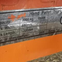 ハンド　パレット　トラック　THP20 動作品