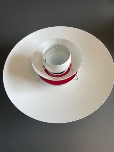 【予定者決定】【louis poulsen】　テーブルランプ　新品(付属品なし) 白+赤
