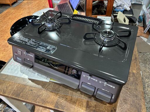 ✨安心の動作保証付✨パロマ　2022年製　都市ガス用/ガステーブル　IC-S806BM-R【愛市IFC051135-104】