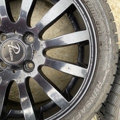 タイヤ付きアルミホイール４本セット