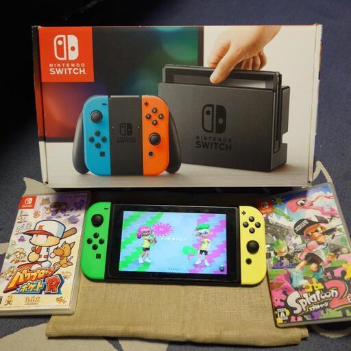 スイッチ、Switch本体セット、ソフト2本オマケ付き