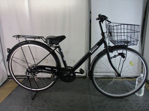 D639　★限定特価★ 中古自転車 【　27インチ　黒　6段　LEDオートライト 】