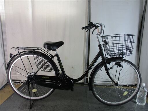 D641　★限定特価★ 中古自転車 SOGO【　26インチ　ママチャリ　黒　LEDオートライト 】