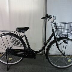 D578 ☆限定特価☆ 中古自転車 【27インチ ママチャリ 黒 LEDオート