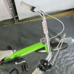Ｄ644　★19800円★整備済み 中古子供自転車 ルイガノ【16インチ　グリーン 　アルミフレーム】