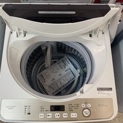 🌟安心の分解洗浄済🌟シャープ 6.0Kg全自動洗濯機 ES-GE6D-T 2020年製 保証有り【愛千142】