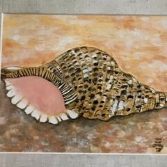 絵画「ほら貝」10号