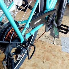 26インチ6段変速オートライトシティサイクル