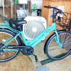 26インチ6段変速オートライトシティサイクル