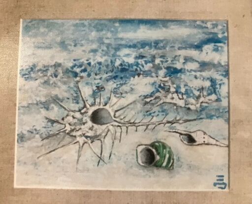 絵画「ほね貝」