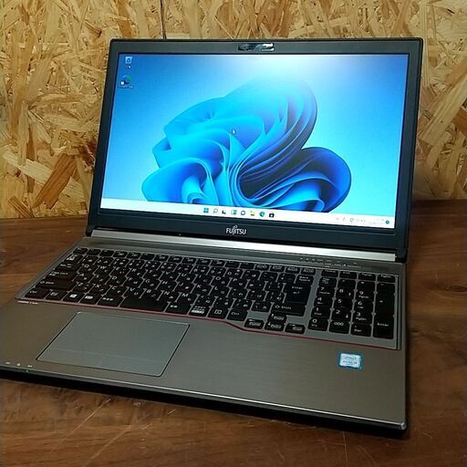 動作確認済 ノートPC Fujitsu LIFEBOOK E756/P i5-6300U Windows11 SSD 256GB メモリ 8GB