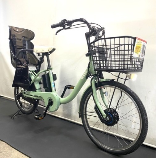 1都4県全域送料無料　業界最長12ヶ月保証　電動アシスト自転車　ブリヂストン　ビッケモブdd 新型　24インチ　子供乗せ