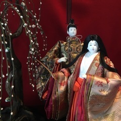 尾山人形　寿㐂代作　極上本頭　平安　日本人形　雛人形