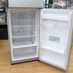 ⑪ 冷蔵庫 203L 2016年製 2ドア 日立 R-20FA 200Lクラス シルバー系 二百L 大型 HITACHI  札幌市 清田区 平岡