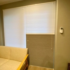 【TUISS DÉCOR】ツインハニカム ホワイト/グレー 2100✖️1400mm 断熱素材 ツインハニカム シンプルホワイト ツインハニカムシェード