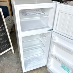 札幌市内配送可 美品 21年製 Haier ハイアール 130L 2ドア冷蔵庫 JR-N130A 右開き