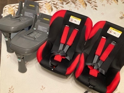 ISOFIXチャイルドシート  2台まとめ売り　双子向け