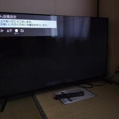 【お取引中】4K対応テレビ 50型TV メーカー保証1年残り