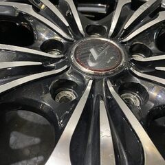 Weds LEONIS LV ウェッズ レオニスLV 社外ホイール 15インチ 4本 6J5HPCD114.3+50 ブラポリ ヴォクシー ノア等　(VHH434)