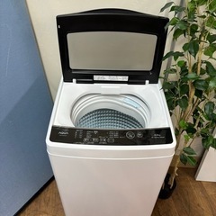 I556 🌈 ジモティー限定価格！ 2022年製の美品♪ AQUA 洗濯機 （5.0㎏） ⭐ 動作確認済 ⭐ クリーニング済