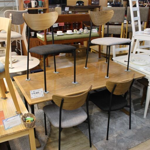 【川崎市宮前区リサイクルオフ】802関家具　イロロダイニングセット　美品　現行品