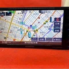 KENWOOD 美品2024春地図 MDV-D404BTW 新品バックカメラ付き