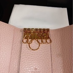 GUCCI6連キーケース(ピンク