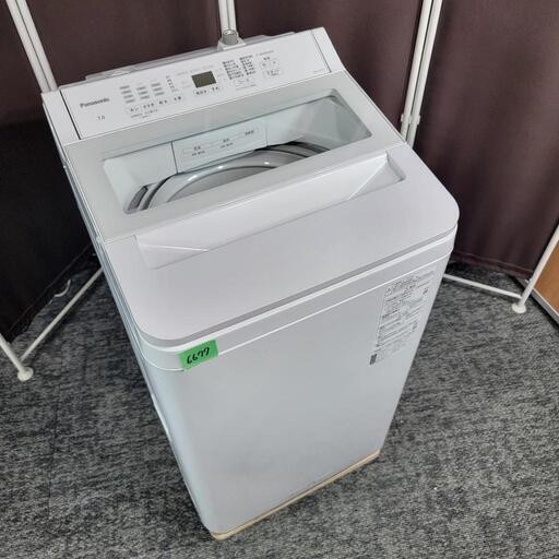 6677‼️配送設置は無料‼️最新2022年製✨インバーター付き静音モデル✨Panasonic 7kg 洗濯機