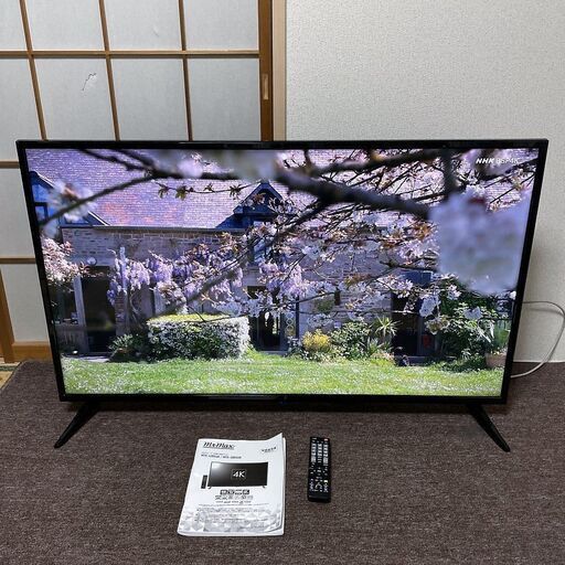 【売約済】2022年製■4K内蔵 50V型 4K液晶テレビ MrMax MTH-50RG4N ミスターマックス 4Kチューナー内蔵 50インチ LED液晶テレビ