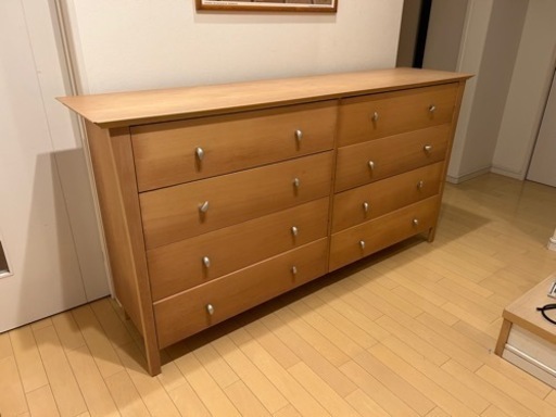 チェスト　180×90×42　引き出し難あり　タンス　収納　家具