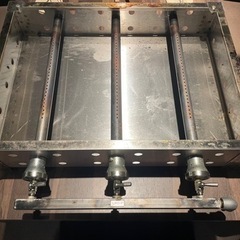 【取引中】業務用鉄板/焼き台/LPプロパンガス/数回使用/三宮受け渡し