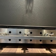 【取引中】業務用鉄板/焼き台/LPプロパンガス/数回使用/三宮受け渡し