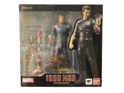 未使用 S.H.フィギュアーツ アイアンマン3 トニー・スターク 約150mm ABS\u0026PVC製 塗装済み可動フィギュア