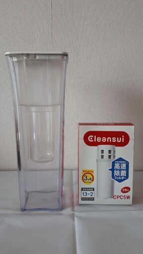 クリンスイ　浄水ポットとカートリッジ