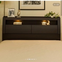 【交渉中】ニトリ　ベッドフレーム　セミダブル　家具