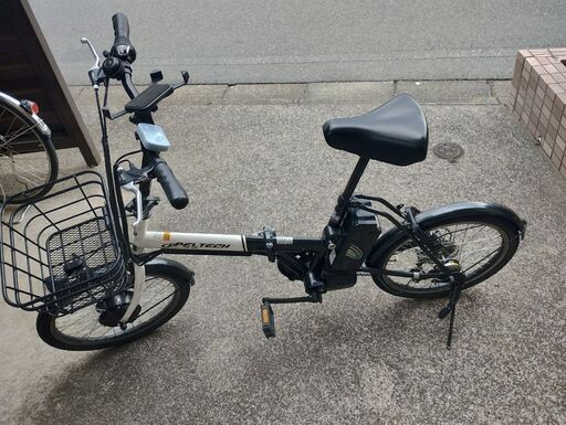 ペルテック　TDN-208L　折りたたみ電動アシスト自転車　20インチ　中古 電動アシスト自転車 折りたたみ カゴ付き 20インチ PELTECH(ペルテック