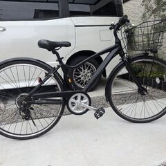 自転車26インチ　ロイローB マットブラック