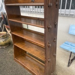 楔のオープンラック　古道具　アンティーク　昭和レトロ