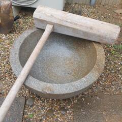 杵と臼　餅つきセット