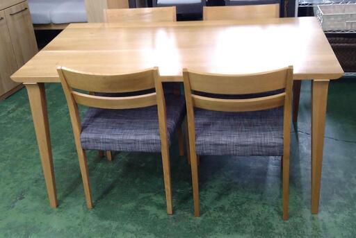 大塚家具　ダイニング５点セット　150×85×72