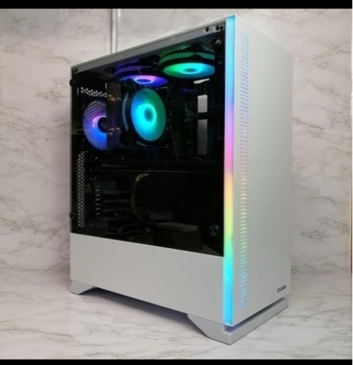 ゲーミングPC 本体＋モニター＋マウスのセット ホワイトゲーミングPC 
