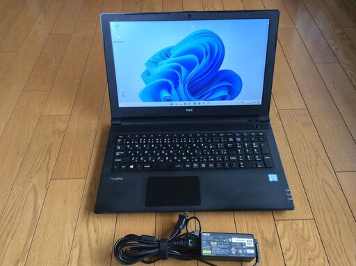 【商談成立】NECノートパソコン　VerasaPro PC-VK23TFB7S31U Win11 Corei5 メモリ8G SSD128GB DVDスーパーマルチ Office2021 無線LAN Webカメラ バッテリーOK