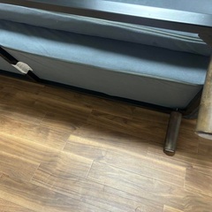 無印良品　ソファベッド　リクライニング　シングルベッド