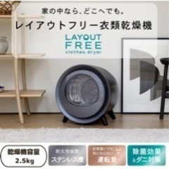 【美品】衣類乾燥機 [乾燥容量2.5kg] CCP　ZJ-CD43-BK