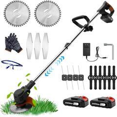 ✨新品✨草刈り機 充電式 電動芝刈り機 刈払機 2000mah 高性能バッテリー