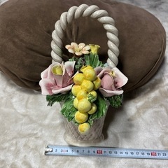 陶花　イタリア製　カポディモンテ？