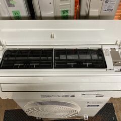 K05436　パナソニック　2018年製　中古エアコン　主に8畳用　冷房能力　2.5KW ／ 暖房能力　2.8KW