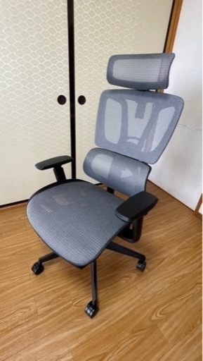 新品当然・半額以下☆ ニトリオフィスチェアOC707エラストーメッシュグレー